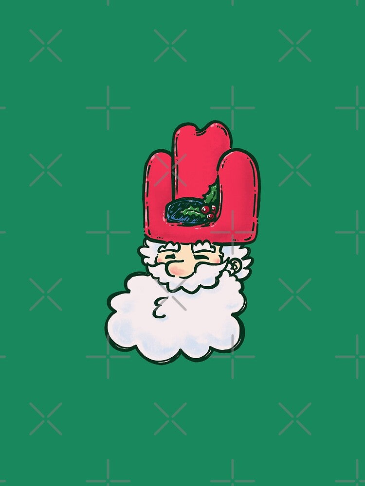 Oversized Cowboy Hat Santa by nickv47