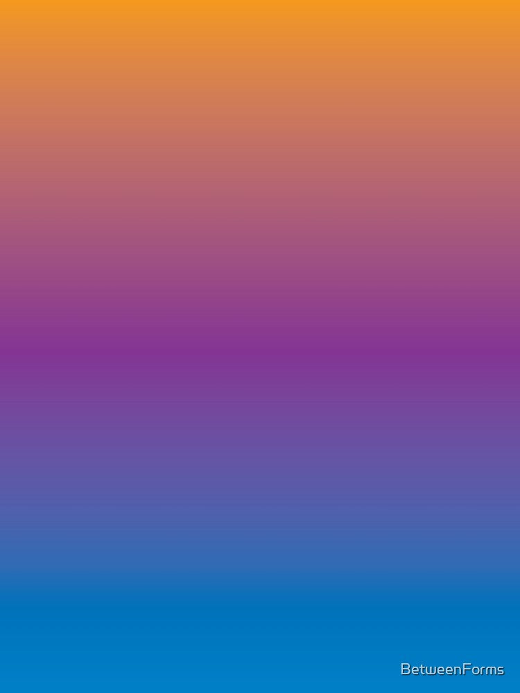 Retro Orange Purple and Blue Gradient by BetweenForms