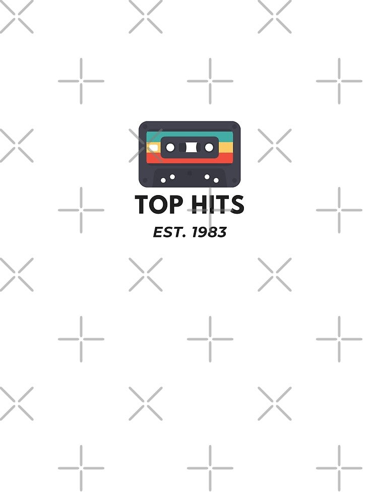 Top Hits Est 1983 - Vintage Retro by noahzboxvintage