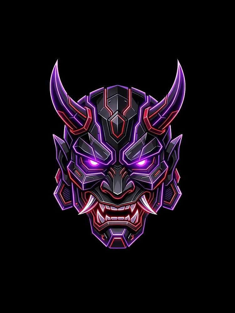 Cyber Oni Mask (Streetwear Style) by Stickersdevelop