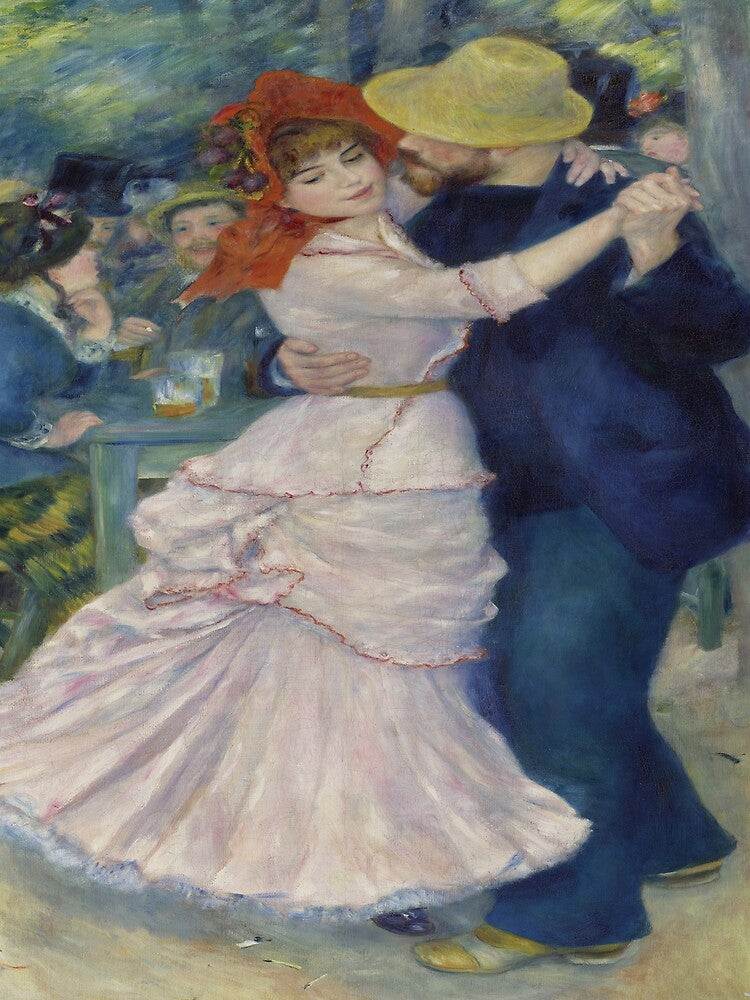 Pierre-Auguste Renoir's Dance at Bougival by mosfunky