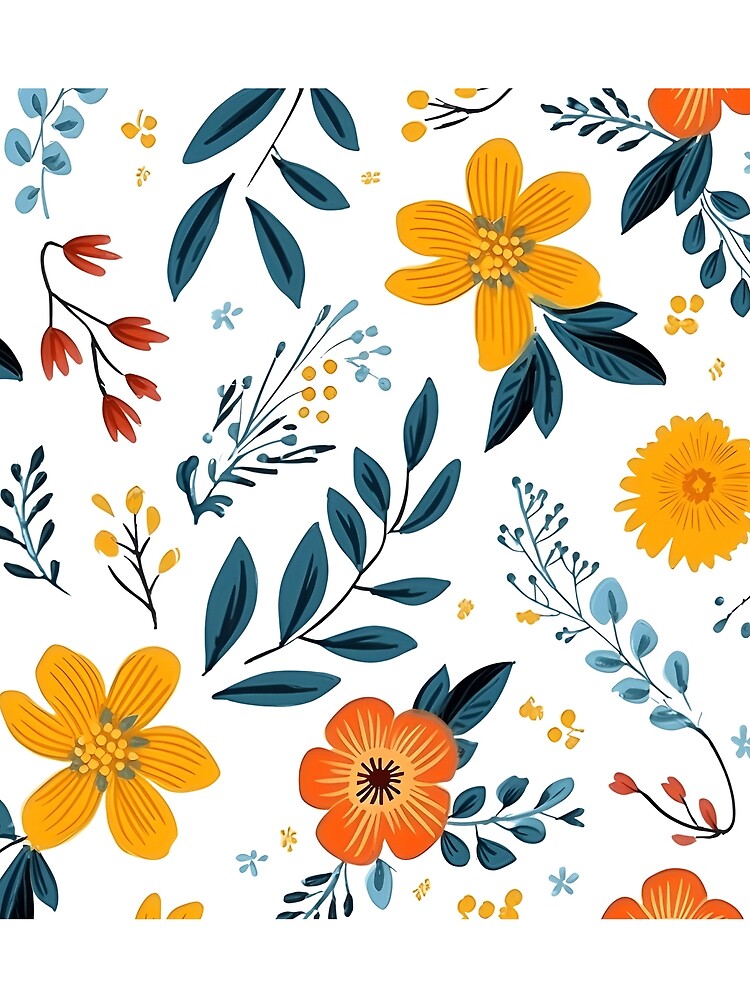 T-shirt minimal flower pattern by Ps_ Studio21