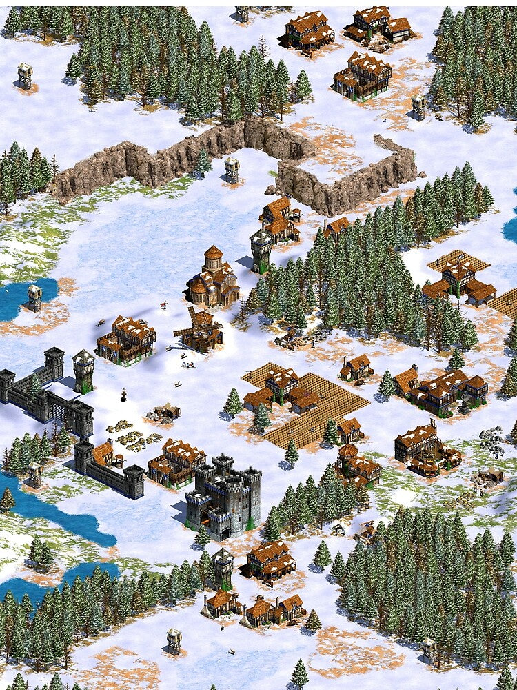 Age of Empires snowy landscape by sulingen07