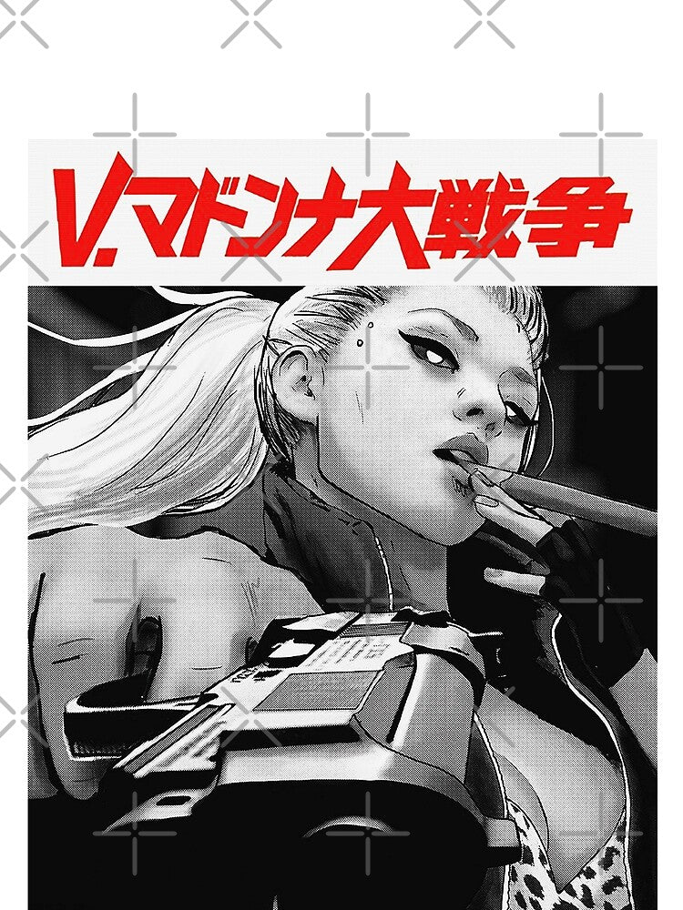 Yakuza Japanese Cyberpunk Girl Vaporwave Urban Style by OWLvision33