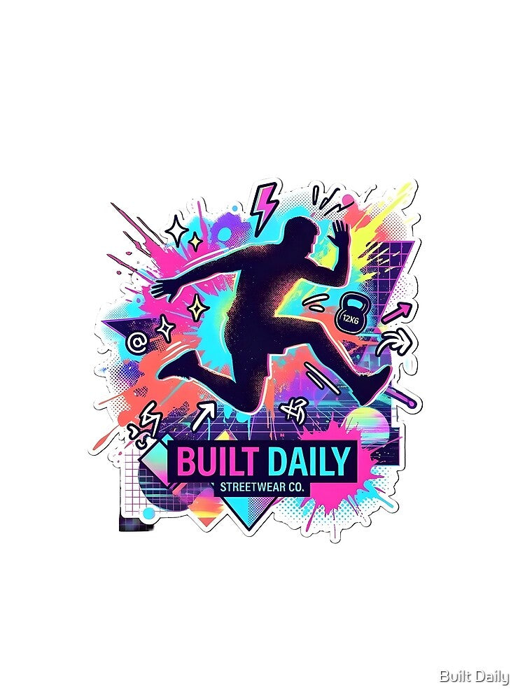 Built Daily Neon Streetwear Energy Graphic by Built Daily