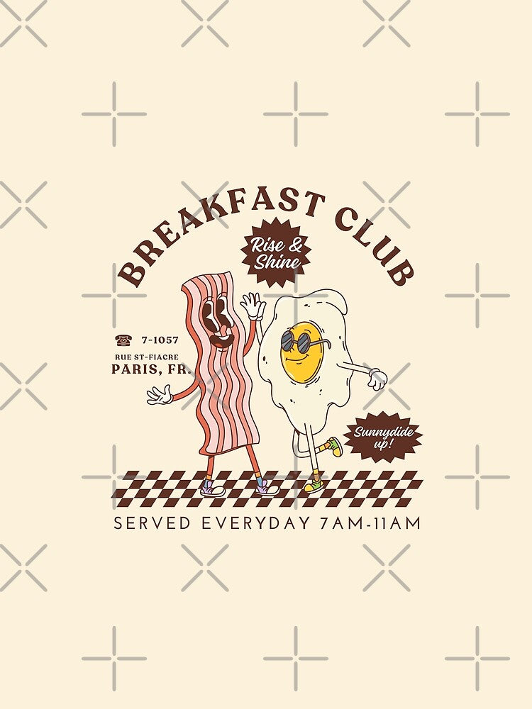 Breakfast club by Peerless-Prime Unisex , , , Long Sleeve Tee
