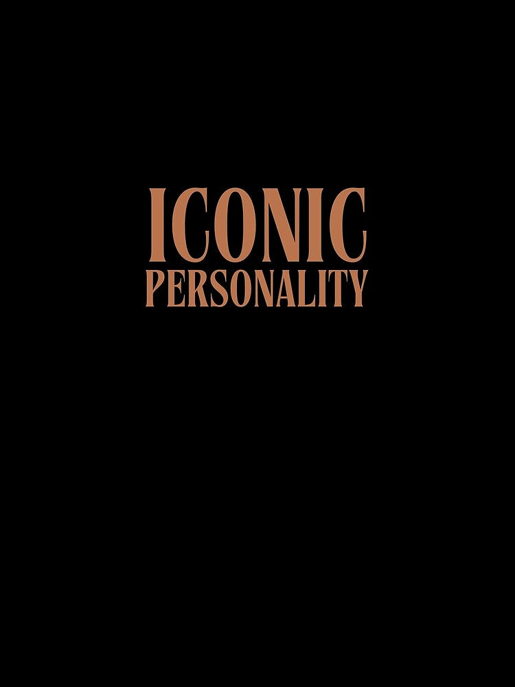 Iconic Personality – Timeless Mindset Minimal Streetwear Design by rebuZZ-Apparels-The Minimalistic Buzz