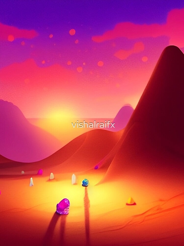 Colorful surreal landscapes scenery with vibrant colors 27 by vishalraifx