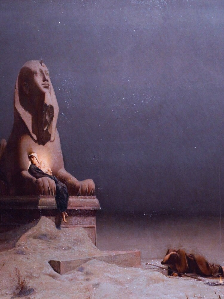Luc-Olivier Merson's Rest on the Flight into Egypt by mosfunky