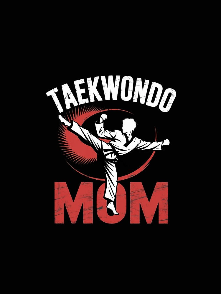 Taekwondo Mom Gift Idea Women Tae Cool Taekwondo Uniform by EntroRhim