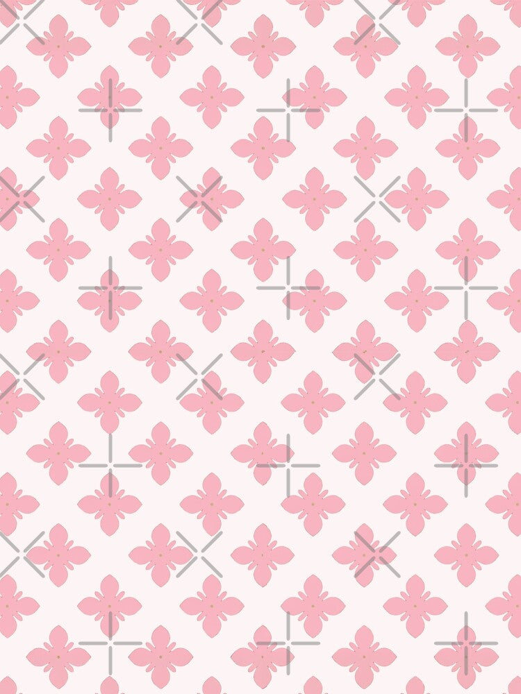 Ultra Minimal Pink Micro Pattern by yara.lahdo