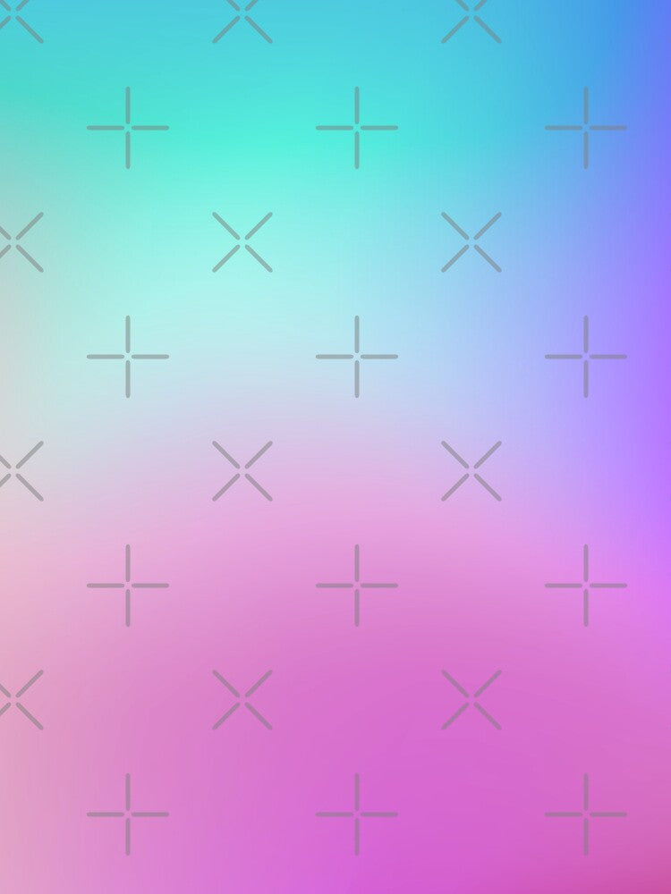 Cyan Purple Pink Gradient by Printedarts