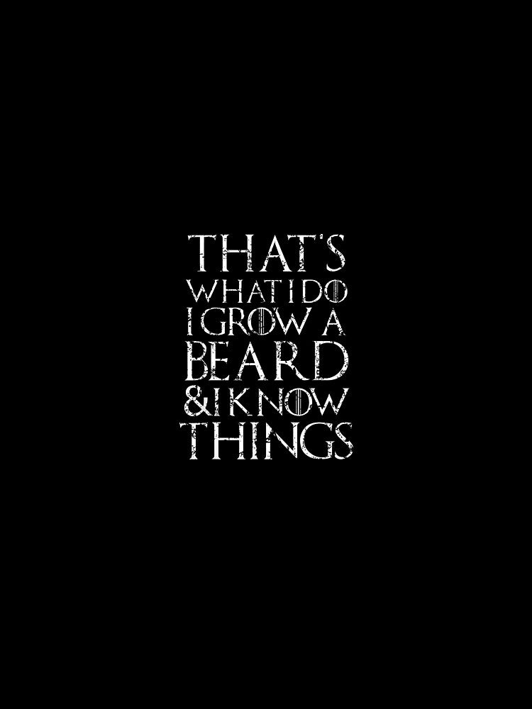 Funny beard Cool I grow facial hair man men by JacekshiAmra