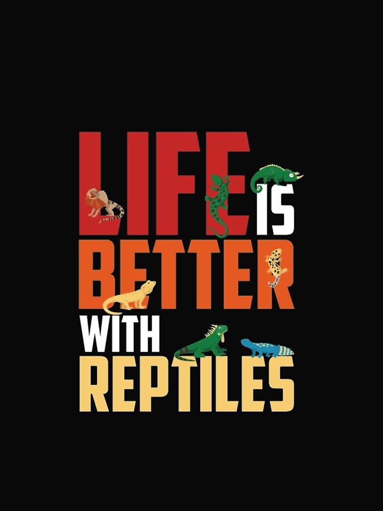 Life is better with reptiles Lizard Gecko by ClamenTaon