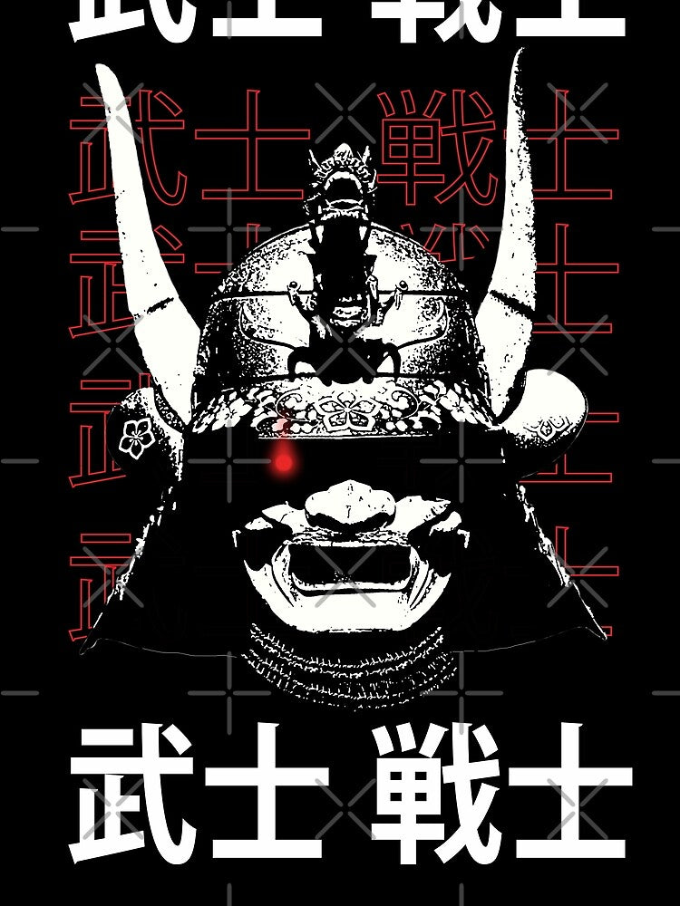 Japanese samurai streetwear - japanese bushido vintage 90s by Raiko-art