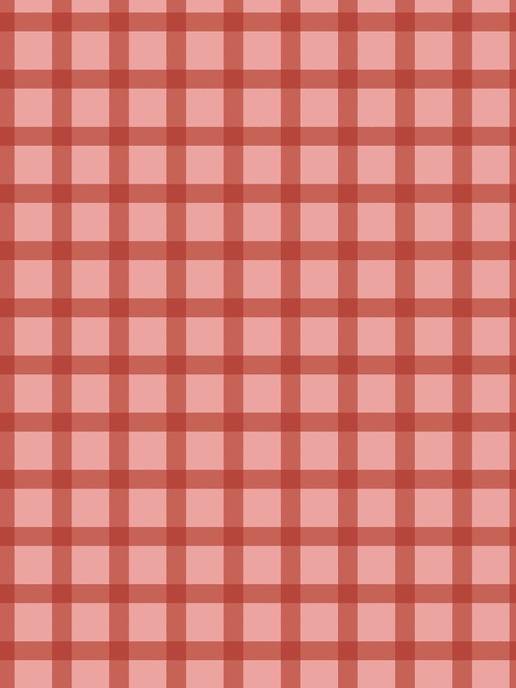 Red Checkered Pattern by Manic Purgatory