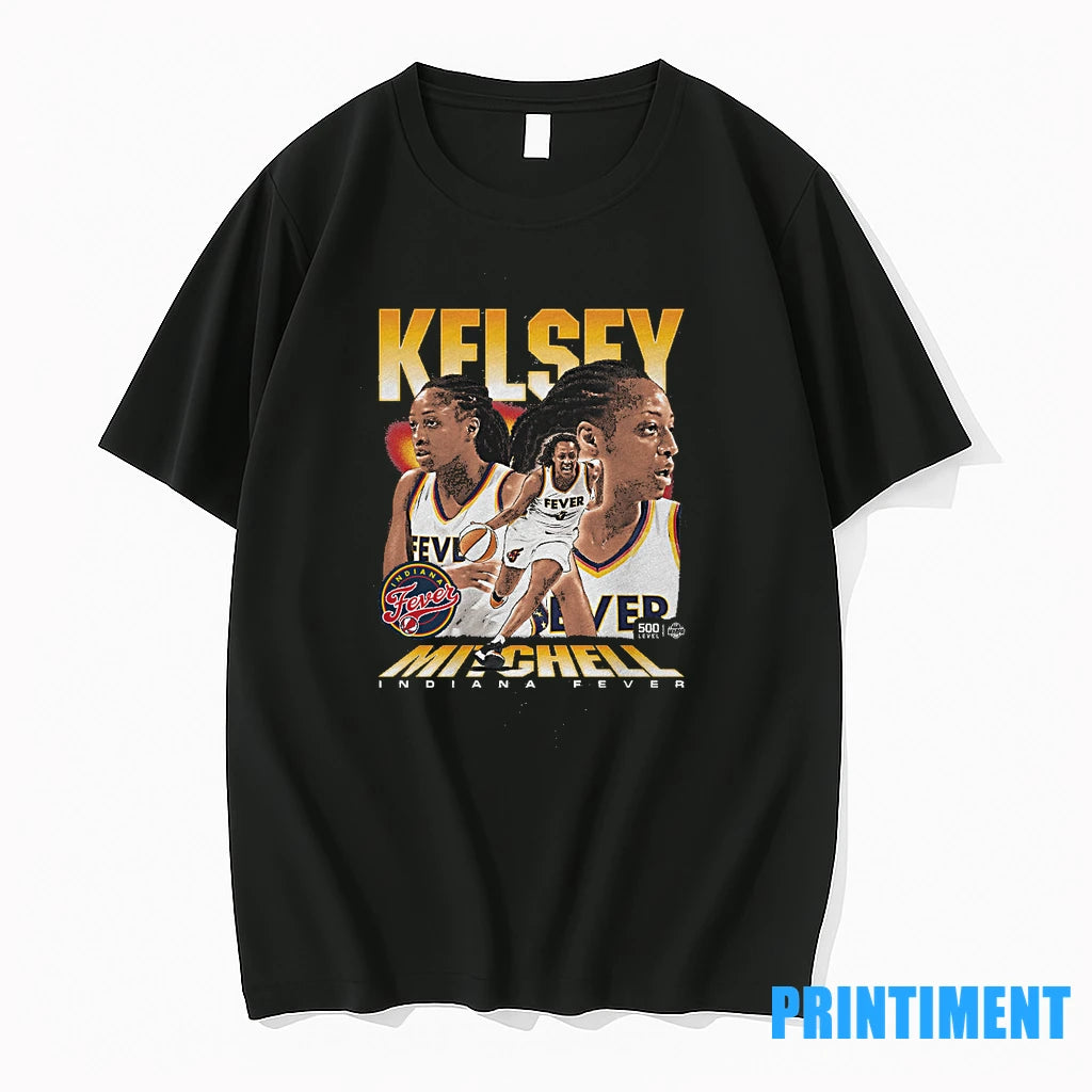 Kelsey Mitchell Indiana Fever T Shirt Wnba Wnbpa Image 03 Tshirts Sweater