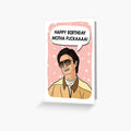 Mr Chow happy birthday greeting card. by Splendid Scibbles