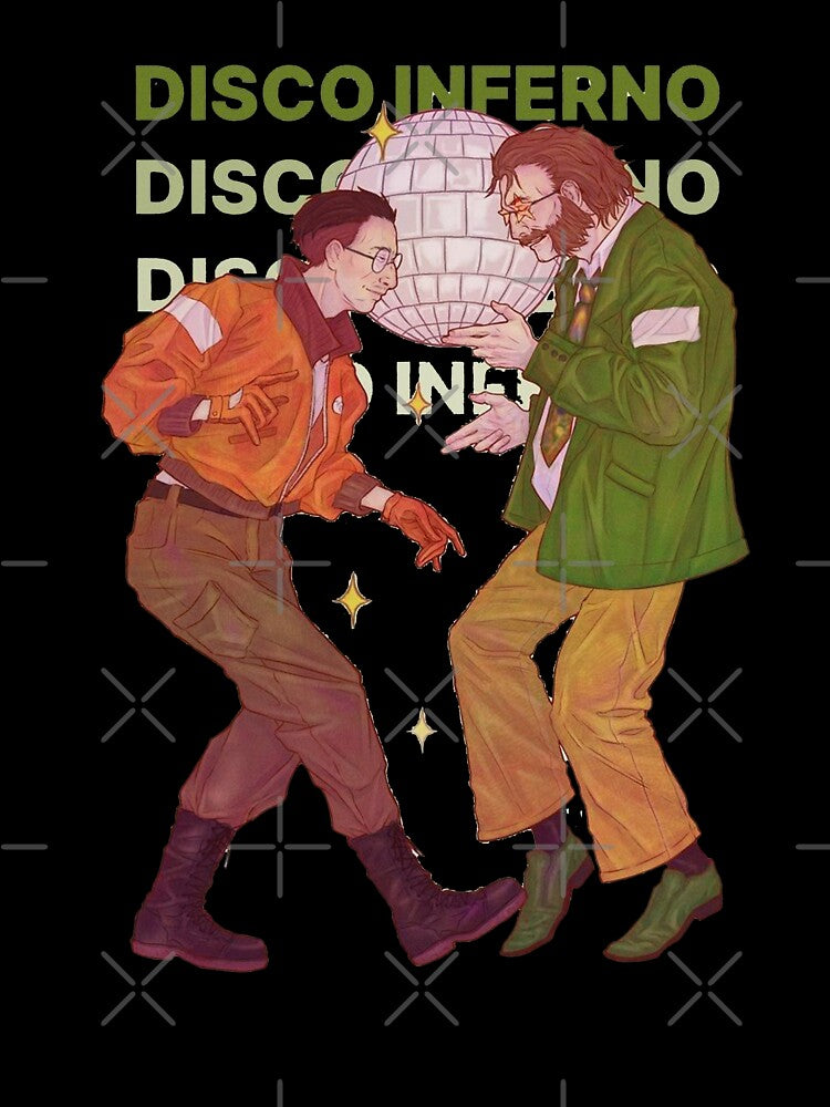 Harrier and Kim dancing disco elysium comic drawing by · GAMING SOUL ·