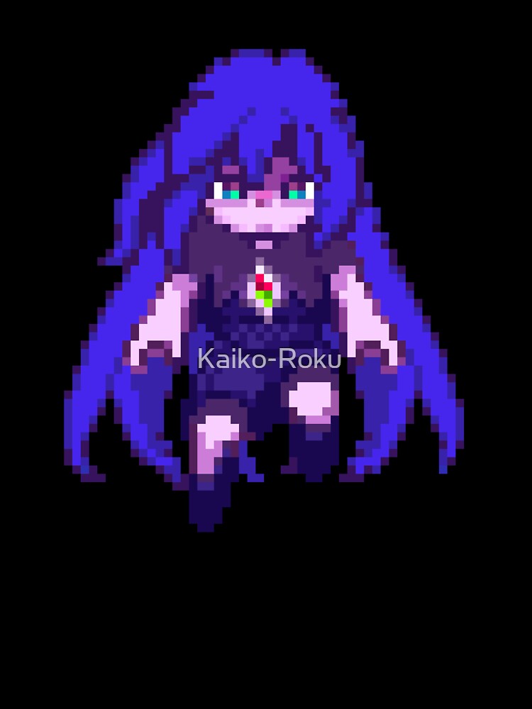 Alpha Kaiko Roku Pixel Art by Kaiko-Roku Unisex , , , Long Sleeve Tee