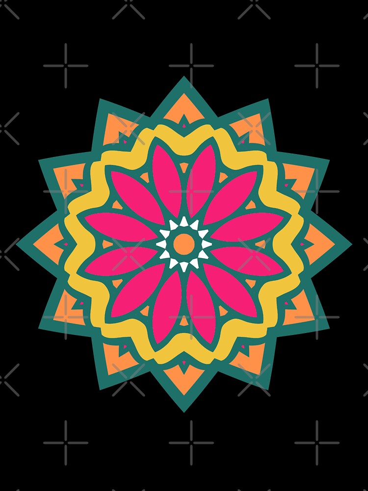 Colorful Lotus Patten by Supun  Dinusha