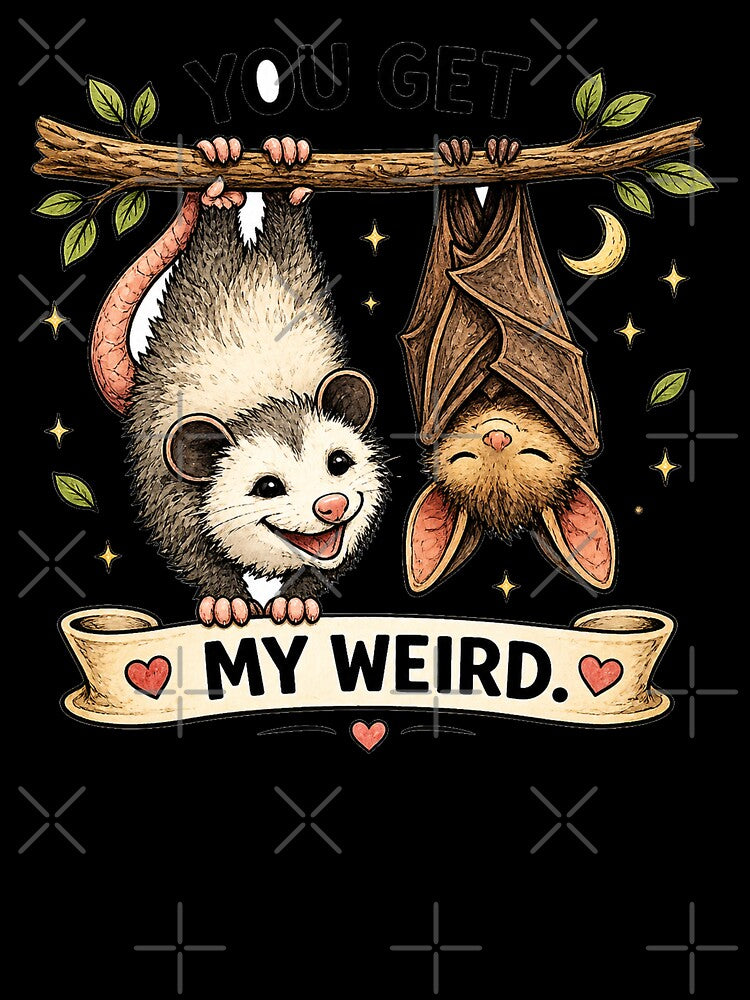 Funny Best Friend Gift Possum Bat Weird Friendship by Gentlestate