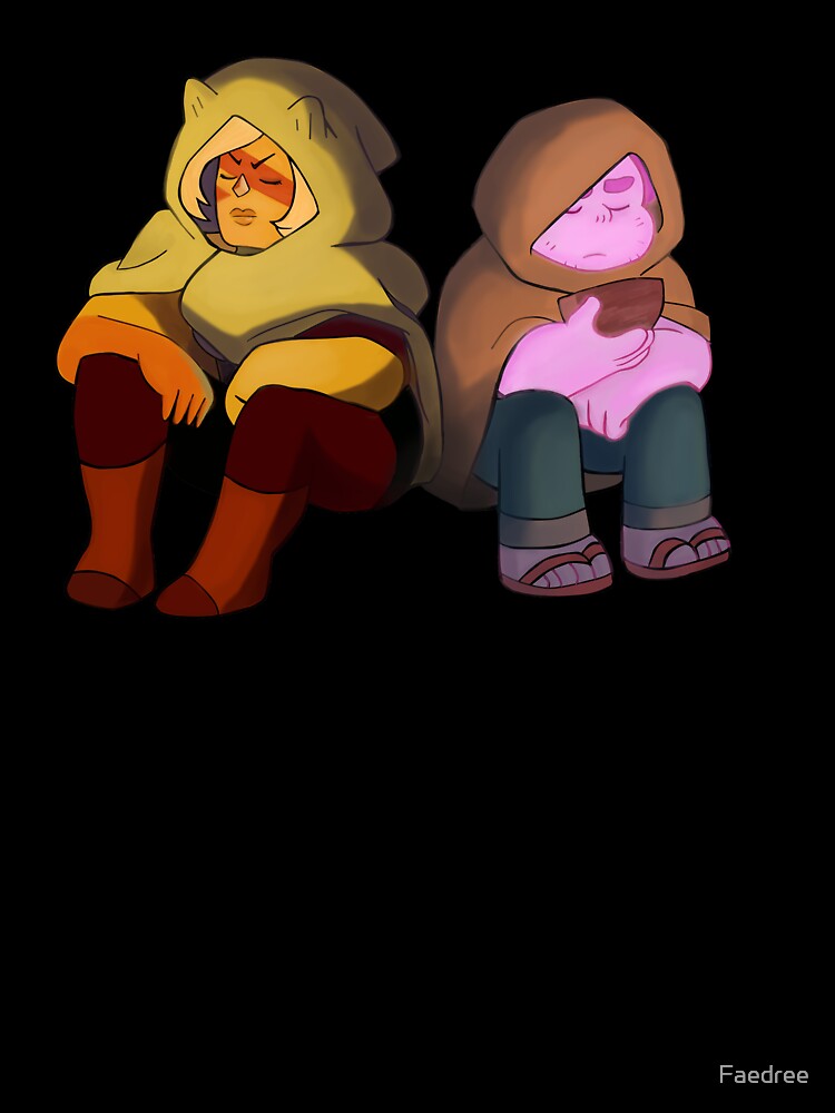 Steven Universe and Jasper by Faedree