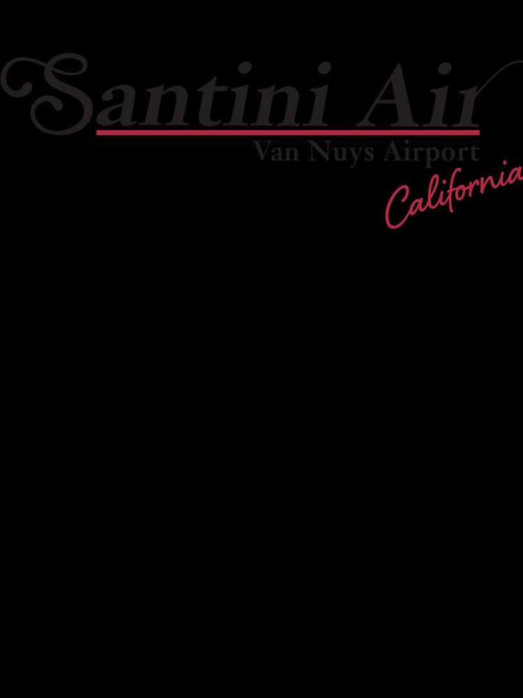 Santini Air - Van Nuys Airport | Airwolf by StayRetro1980 Unisex , , , Long Sleeve Tee