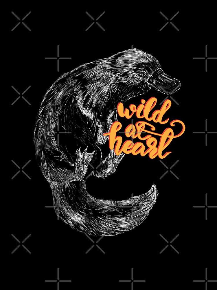Platypus   |   Hand Drawn Illustration   |   With Lettering by Sidewinder82