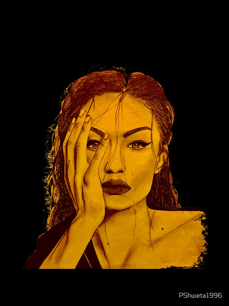 Gigi hadid art by PShwetsss