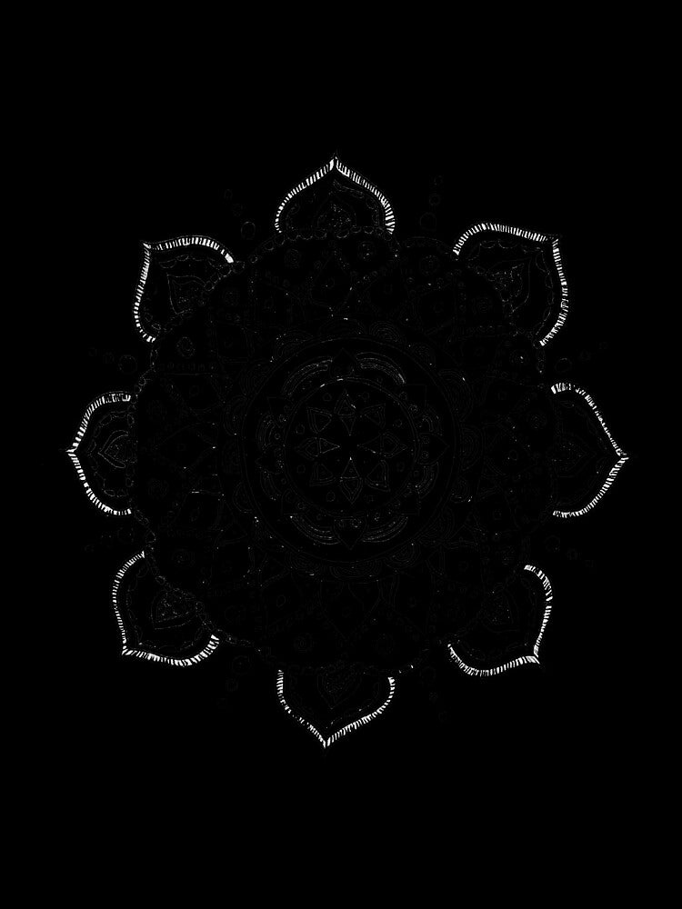 Hand Drawn Mandala #1 by Treehouse Art