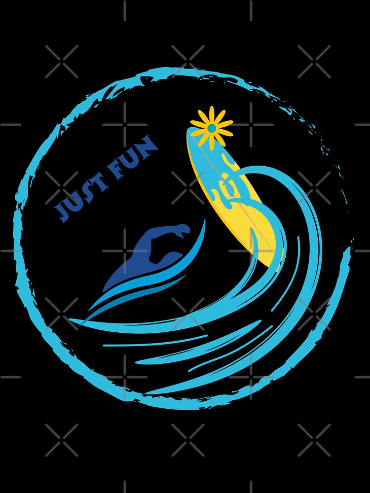 surfing sea waves by Floral Design Gallery Unisex , , , Long Sleeve Tee