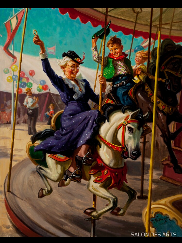 Grandma gets the Brass Ring (20th century) - Hy Hintermeister by SALON DES ARTS