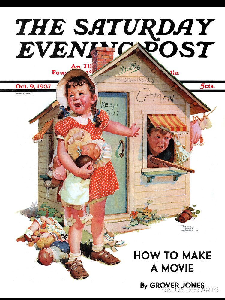 The Saturday Evening Post (1937) - Frances Tipton Hunter by SALON DES ARTS