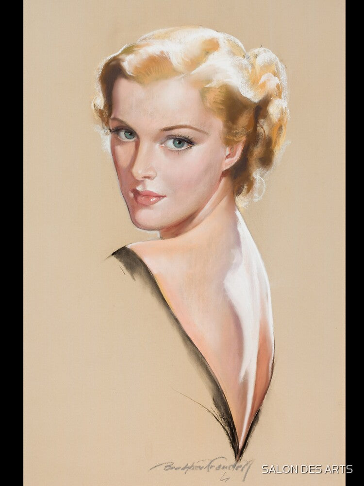Portrait of a Lady (20th century) - Bradshaw Crandell by SALON DES ARTS