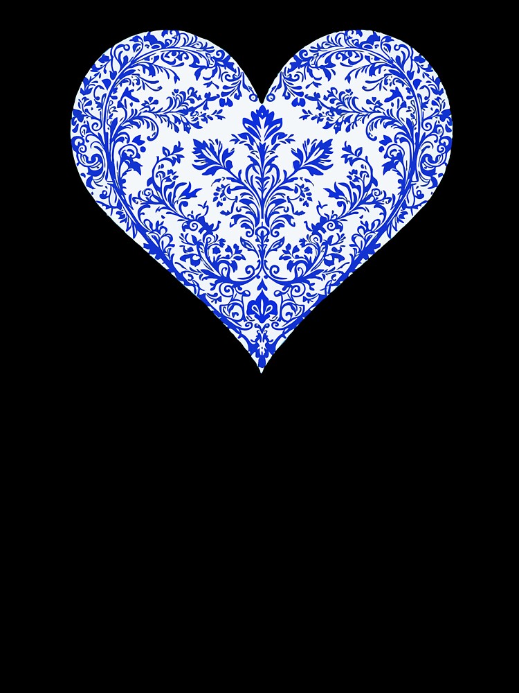 Valentine's Day Heart Boyfriend Girlfriend Blue by SStarDesigns