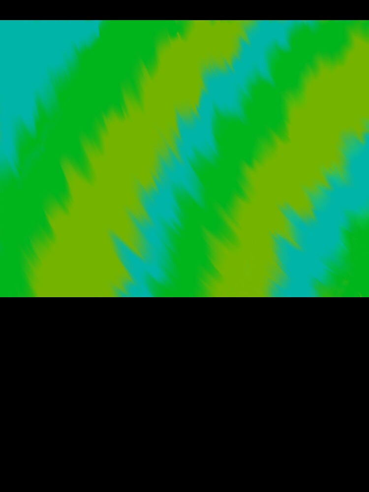 Tropical Pulse | Green & Teal Abstract Gradient Waves by FelicePatterns