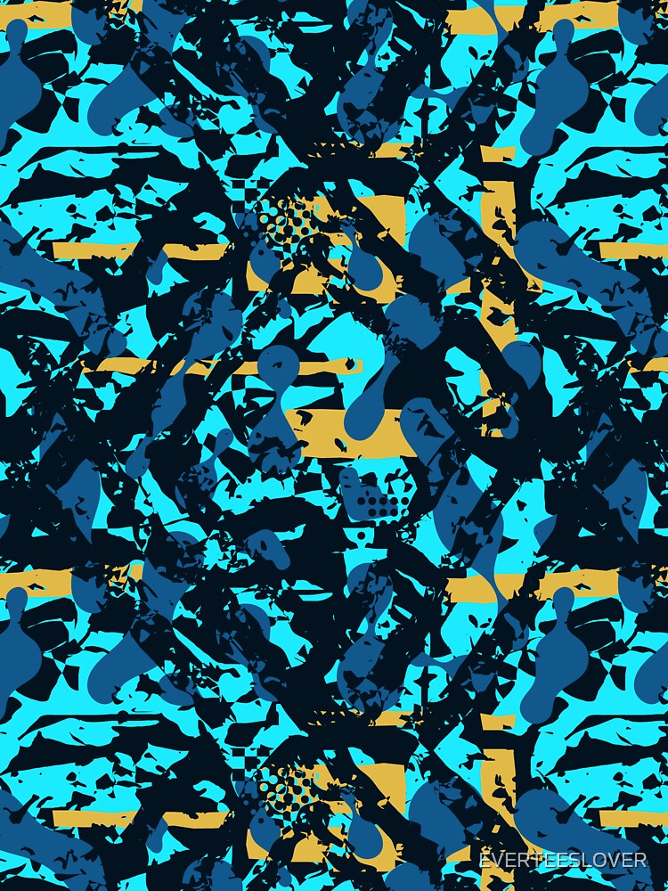 Geometric Gradient Pattern by EVERTEESLOVER