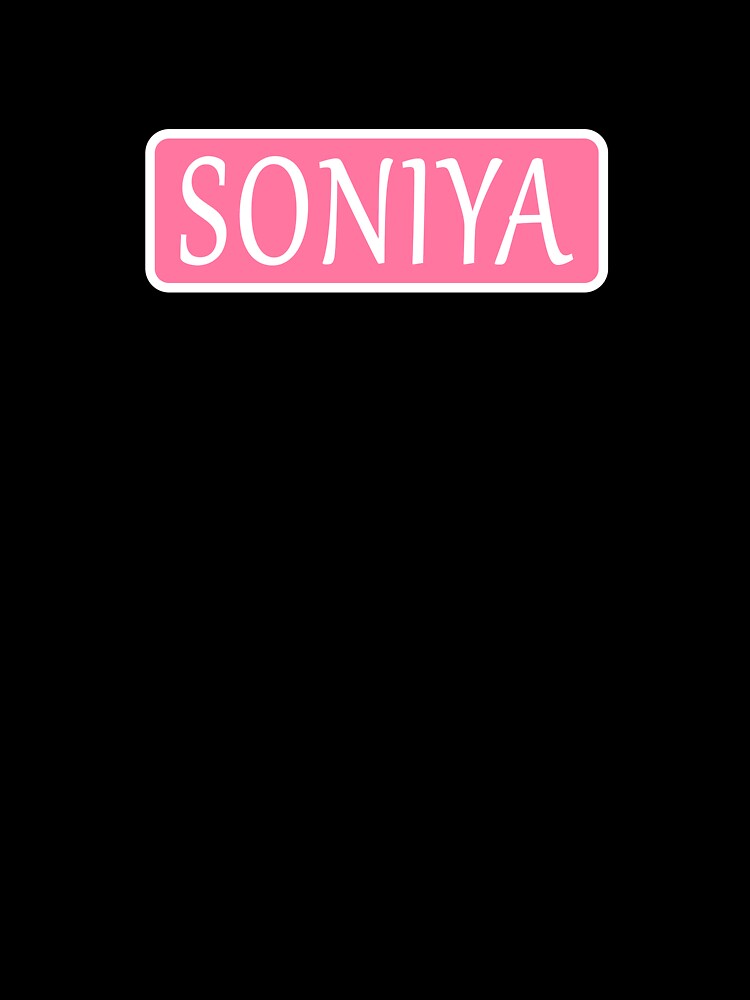 Soniya Name by Jeallan Designs