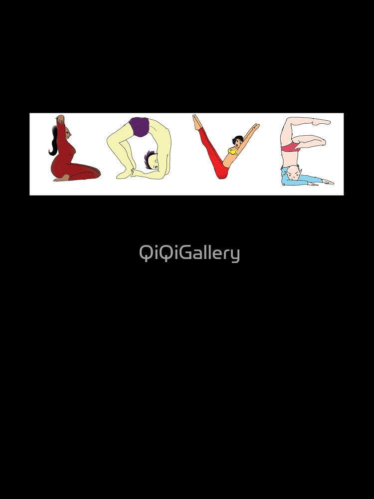 LOVE YOGA by QiQiGallery