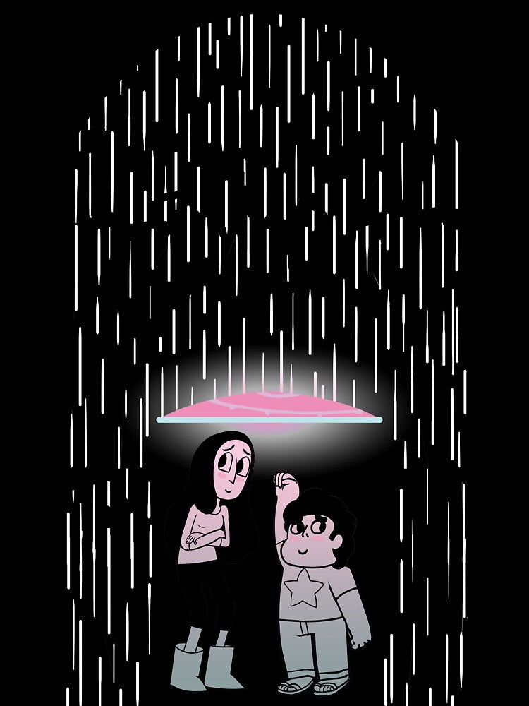 Shielding Connie From The Rain by methodandred