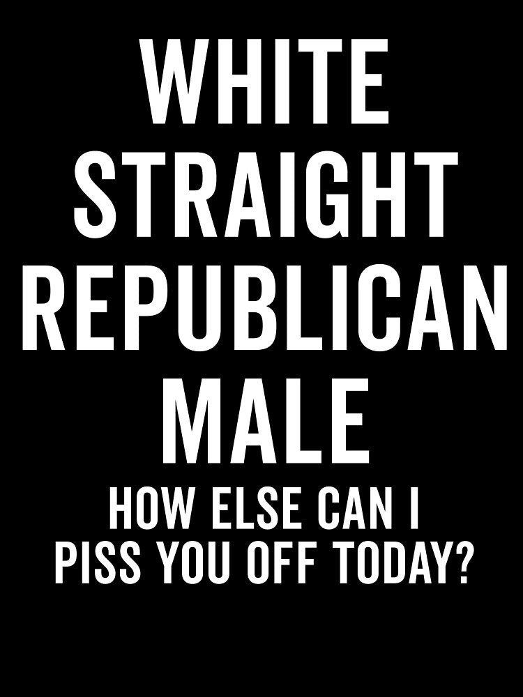 White Straight Republican Male by charoen-design