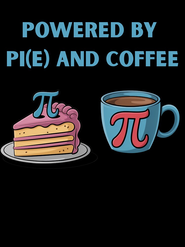 Power by Pi(e) and Coffee Funny Math by AleksandraJac05
