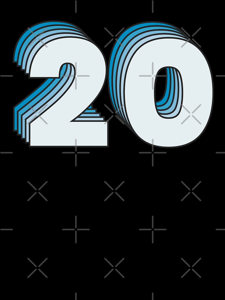 Layred 20 Number Typography by DJAMALK