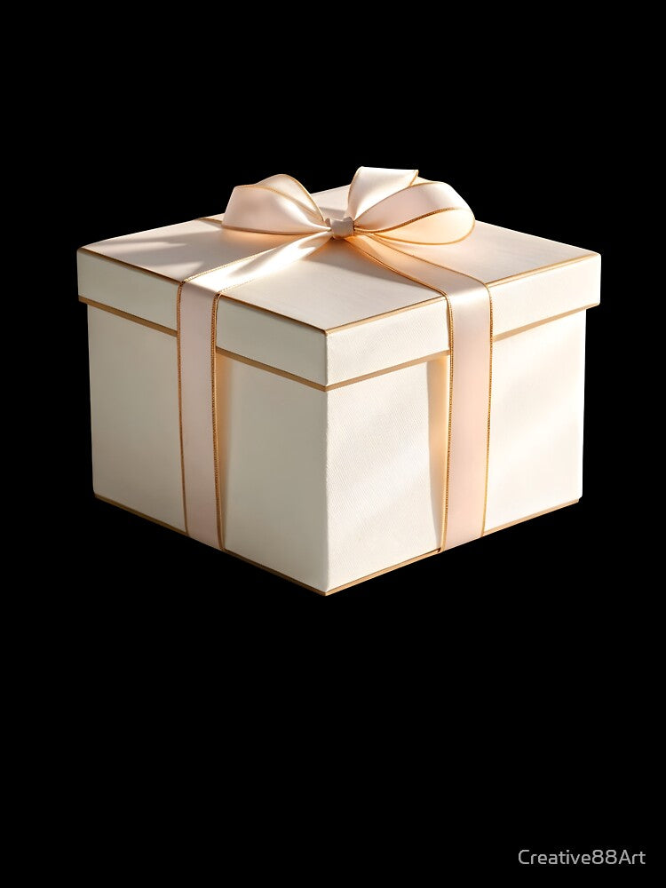 Elegant gift box with ribbon, celebration by Creative88Art