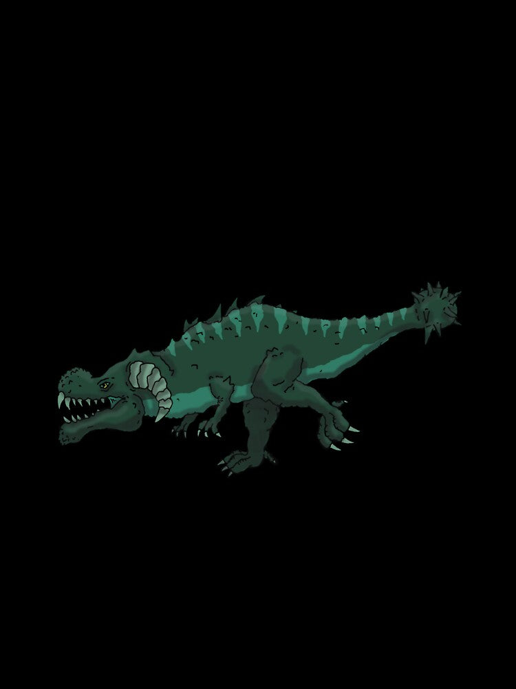 Green Dinosaur by LewisJ-Designs