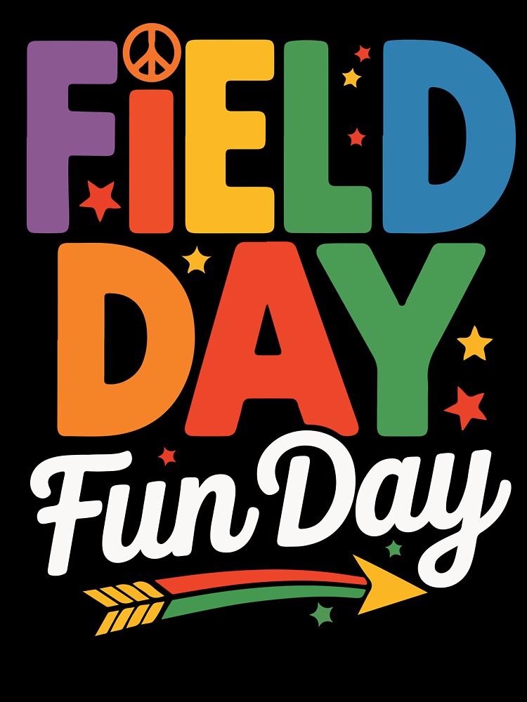 Field Day 2026 Fun Day School Event Team Spirit Design by kiralynstration