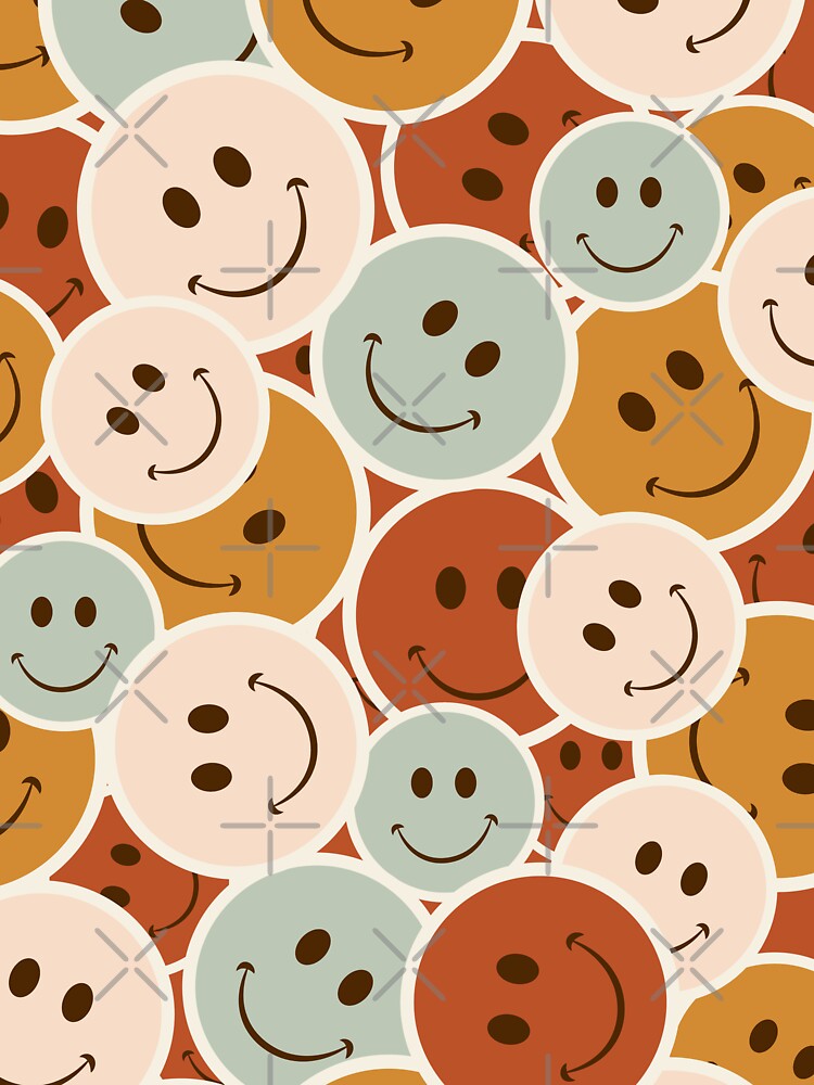 Cute smiley print - Retro by RSDigitalPrintDesign