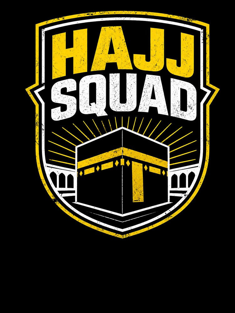 Hajj Squad - Vintage Kaaba Team Emblem by thebestoffer
