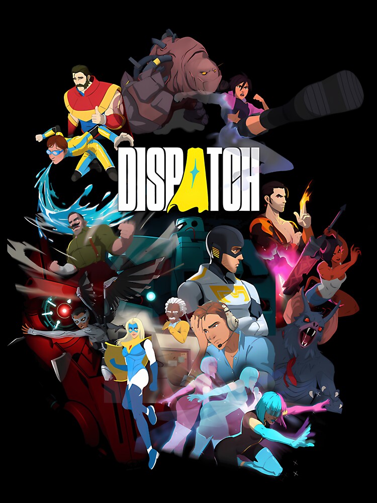 Dispatch Game Character Collage by TYLERLOVGREN